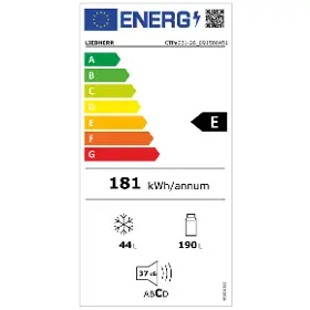Kombinovaná lednice - Liebherr CTPe231 + Záruka 10 let po registraci  - 5