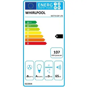 Odsávač pár - Whirlpool WCT3 63F LTK + CASHBACK 20 € - 3