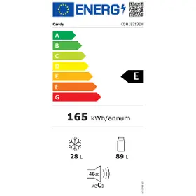 Kombinovaná lednice - Candy CDH1S313EW - 6