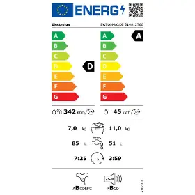 Práčka so sušičkou - Electrolux EW8W4402QE - 7