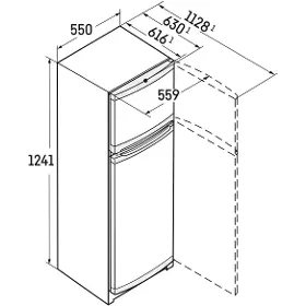 Kombinovaná chladnička - Liebherr CTele 2131 - 11
