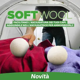 Gumená guľa do sušičiek - Meliconi 621026 Soft Wool - 7