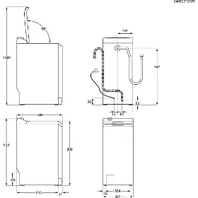 Vrchem plněná pračka - Electrolux EW6T5362C - 4