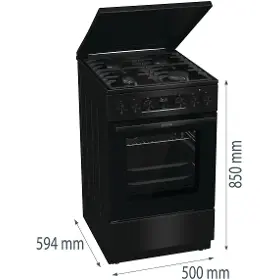 Sporák kombinovaný - Gorenje MEKS5141BM - 15