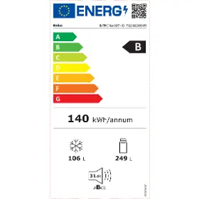 Kombinovaná lednice - Beko B7RCNA407HG - 11