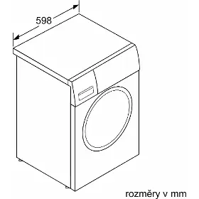 Spredu plnená práčka - Bosch WGE03200BY - 13