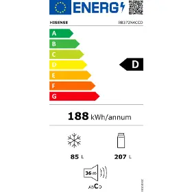 Kombinovaná chladnička - Hisense RB372N4CCD - 6