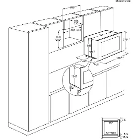 Vestavná mikrovlnná trouba - AEG TB6SM171DB - 13