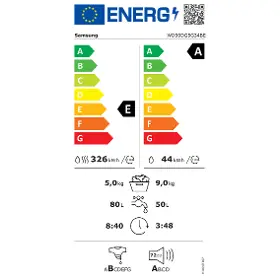 Pračka se sušičkou - Samsung WD90DG5G34BELE + 10 let záruka navíc na motor - 11