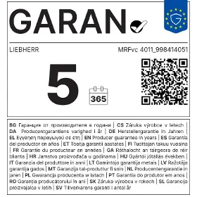 Presklenná vitrína - Liebherr MRFvc 4011 - 3