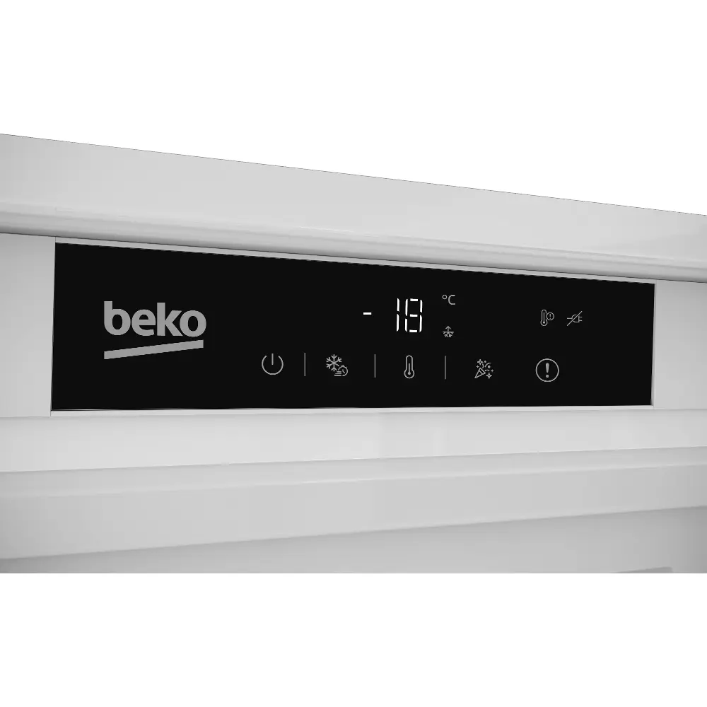 Mrazák Beko s LED displejom.