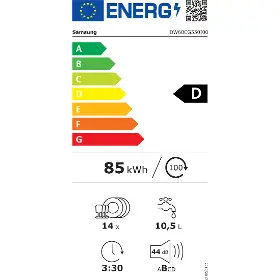 Vstavaná umývačka riadu - Samsung DW60CG550I00ET - 12