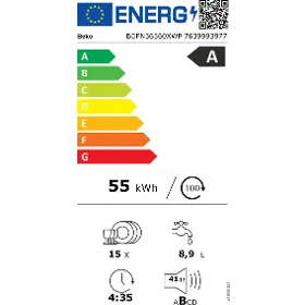 Umývačka riadu - Beko BDFN36560XWP - 10