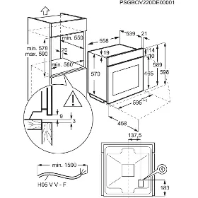 Vestavná trouba - Electrolux LOF4P06BK - 5