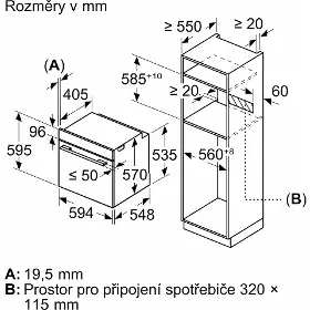 Vstavaná rúra - Bosch HBG537EB4 - 9