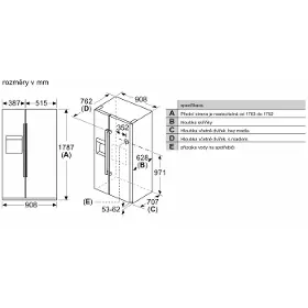Americká lednice - Bosch KAD93AIDP - 10