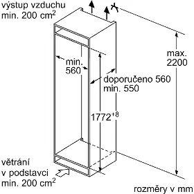 Vestavná kombi lednice - Bosch KIV87VFE0 - 10