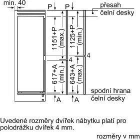 Vestavná kombi lednice - Bosch KIV87VFE0 - 11