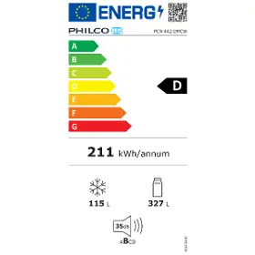 Kombinovaná chladnička - Philco PCN 442 DMCW - 7