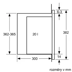Mikrovlnná rúra vstavaná - Bosch BFL523MB1F - 10