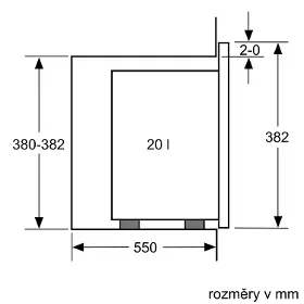 Mikrovlnná rúra vstavaná - Bosch BFL523MB1F - 9