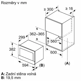 Vestavná mikrovlnná trouba - Bosch BFR7221B1 - 6