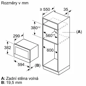 Vestavná mikrovlnná trouba - Bosch BFR7221B1 - 7