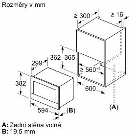 Mikrovlnná rúra vstavaná - Bosch BFL7221W1 Serie 8 - 4