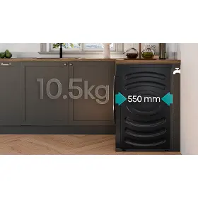 Pračka se sušičkou - Hisense WD5I1045BBQ  5i - 16