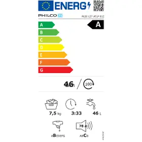 Vrchom plnená práčka - Philco PLDI 127 ATLP E12 - 6