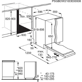 Vstavaná umývačka riadu - AEG GI6200B1EU - 8