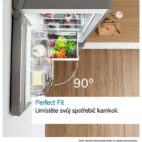 Kombinovaná lednice - Bosch KGN362WCF Serie 4 - 17