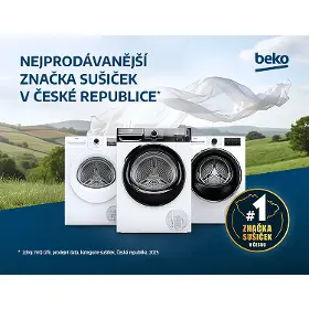 Sušička prádla - Beko B7T482B9MBC + Dárek kapsle Ariel - 7