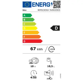 Myčka nádobí - Beko BDFS15031X + 500 Kč poukaz do Kauflandu za recenzi - 13
