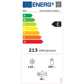 Kombinovaná lednice - Beko B5RCNA416HXBR + 500 Kč poukaz do Kauflandu za recenzi - 18