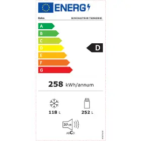 Kombinovaná lednice - Beko B3RCNA375HW + 500 Kč poukaz do Kauflandu za recenzi - 19