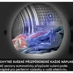 Sušička prádla - Haier HD90-BQL8GNU1-S + záruka 20 let na motor - 16