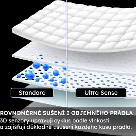 Sušička prádla - Haier HD90-BQL8GNU1-S + záruka 20 let na motor - 17