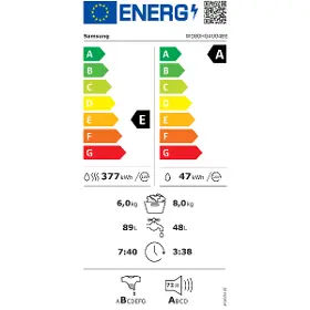 Pračka se sušičkou - Samsung WD80HG4U04BELE - 9