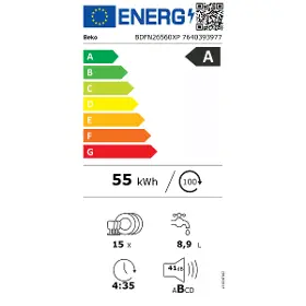 Umývačka riadu - Beko BDFN26560XP - 10