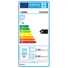 Vestavná trouba - MORA VTPS 555 DB - 8