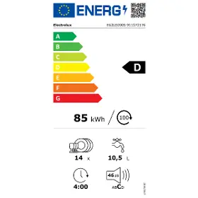 Vestavná myčka - Electrolux E62LD200S - 6