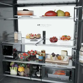 Americká lednice - Haier HCW99F18DIMB + záruka 20 let na kompresor - 6