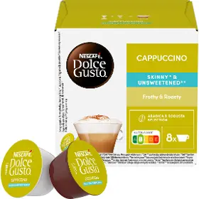 Kapsuly Dolce Gusto - Nescafé Dolce Gusto Cappuccino Skinny & Unsweetened 8 porcií (16 kapsúl) - 3