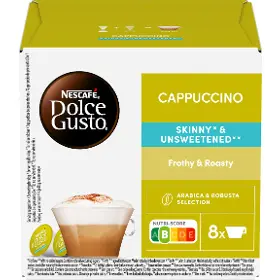 Kapsuly Dolce Gusto - Nescafé Dolce Gusto Cappuccino Skinny & Unsweetened 8 porcií (16 kapsúl) - 1