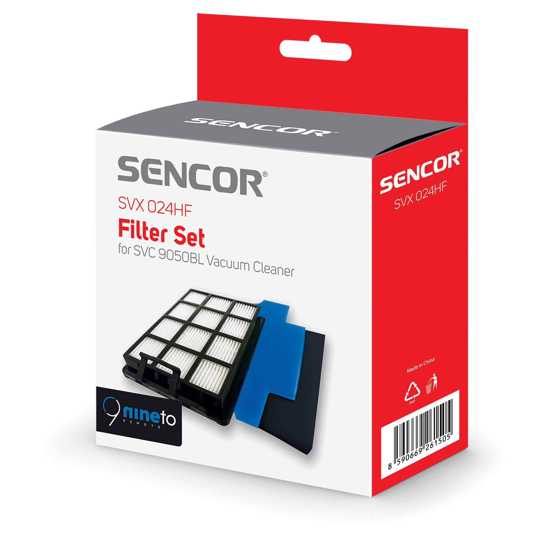 Sencor SVX 024HF szűrőkészlet SVC 9050BL porszívóhoz