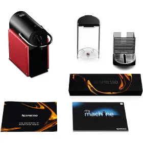 Kávovar na kapsuly - De'Longhi EN124.R Nespresso Pixie Červená - 6