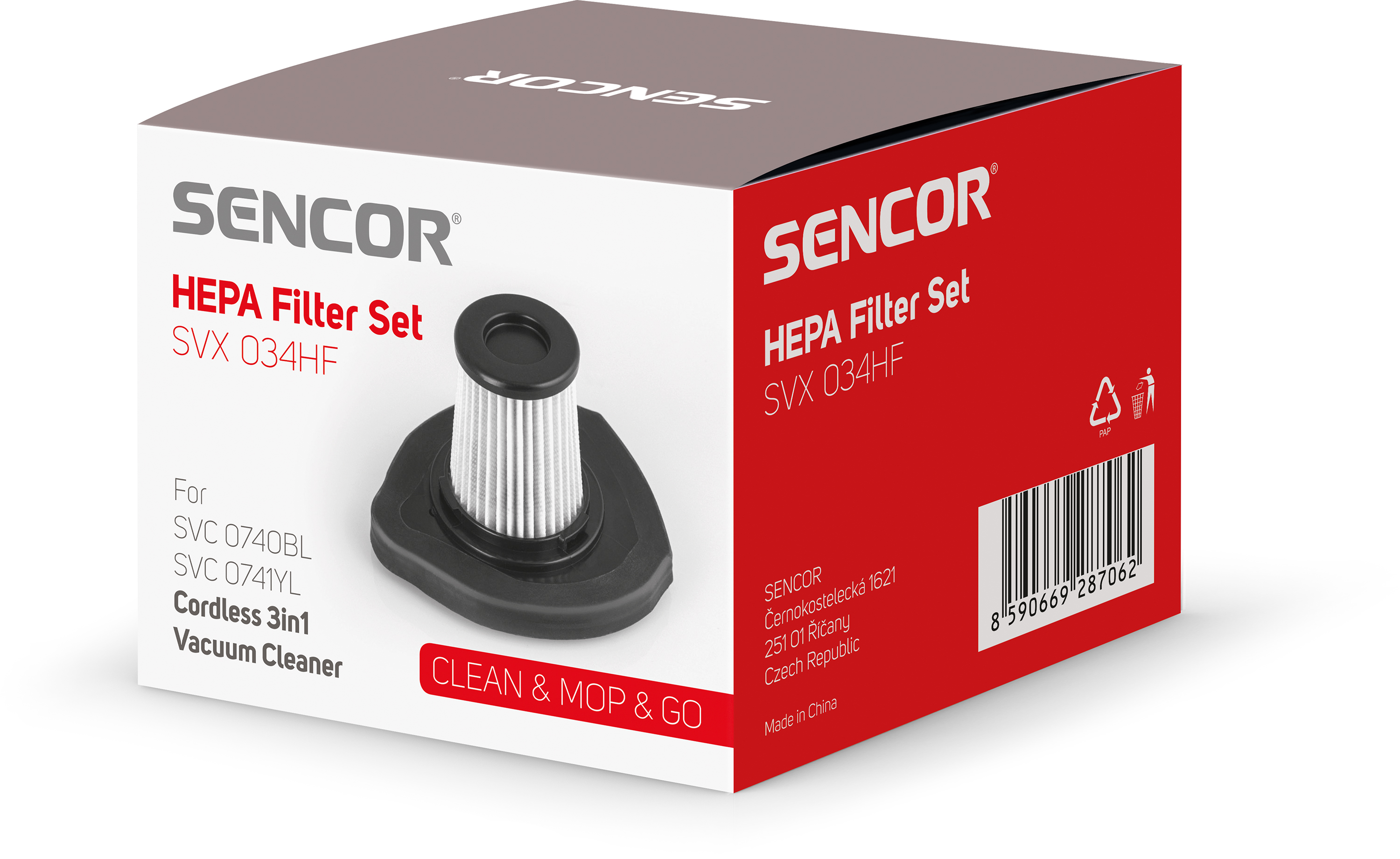 Sencor SVX 034HF HEPA szűrőkészlet