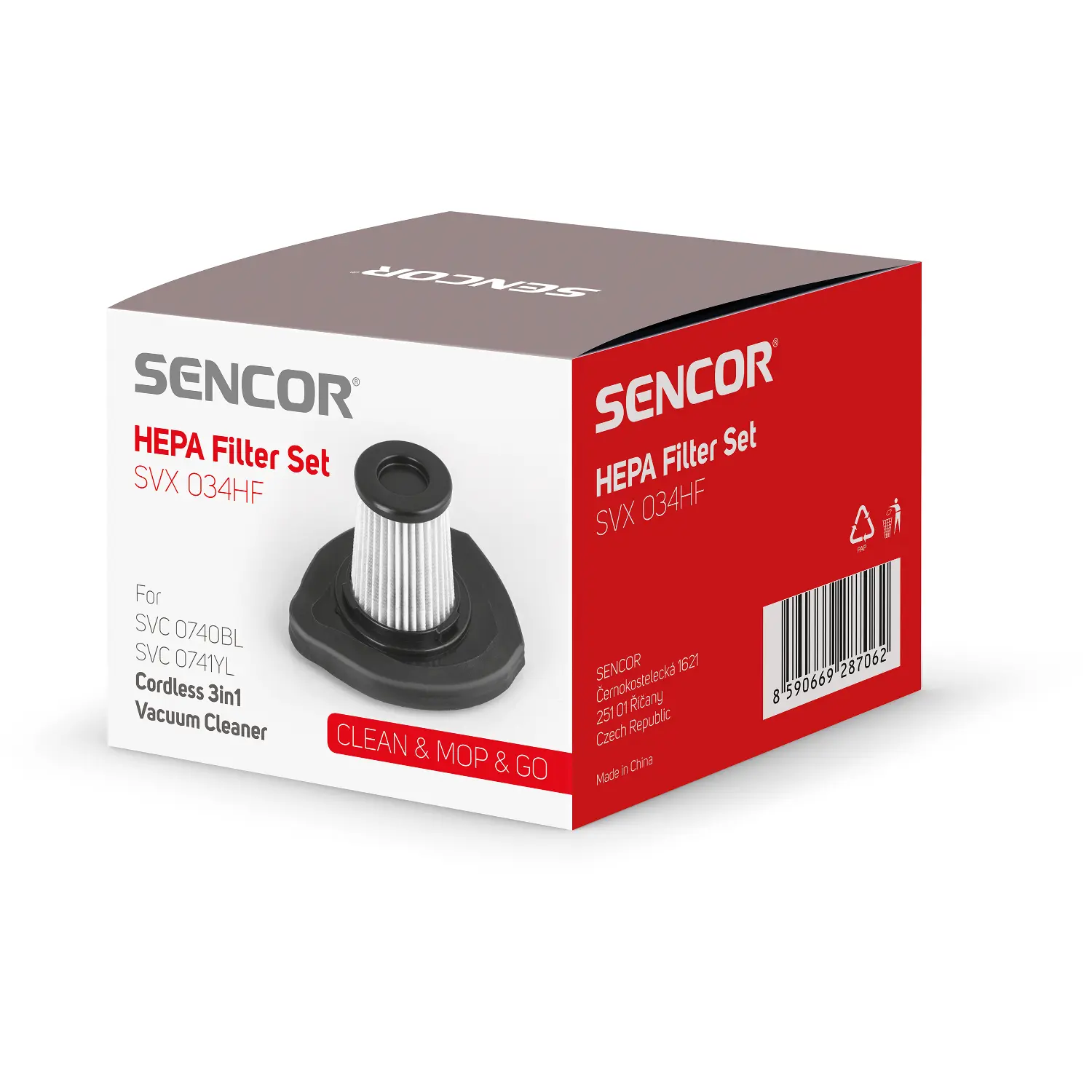 Sencor SVX 034HF HEPA filtr – fotografie 1