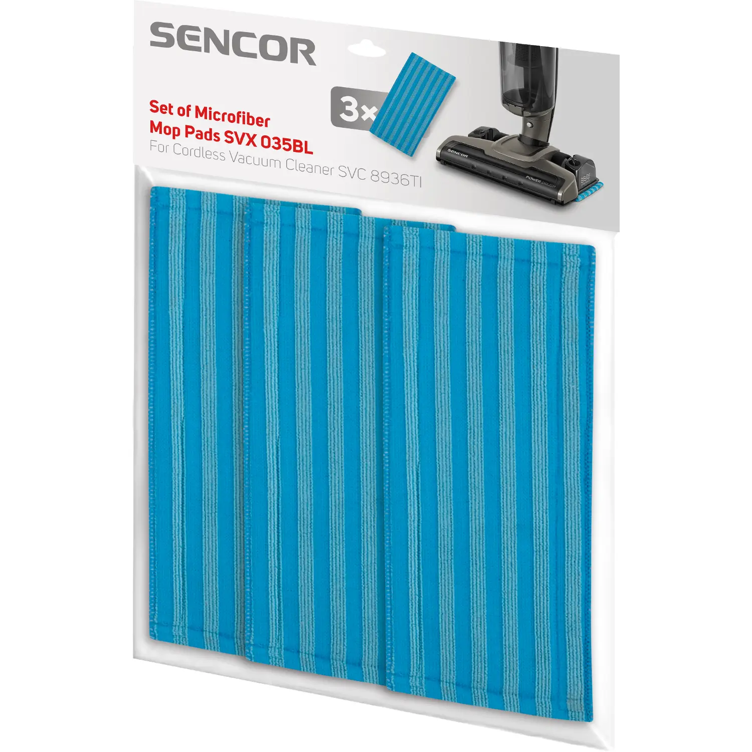 Sencor SVX 035BL Mopovací textilie k vysavačům – fotografie 1